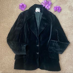Vintage Roth-LeCover Black Women’s Velvet Blazer